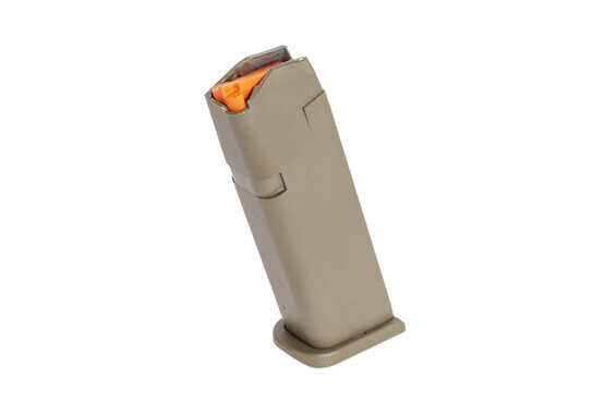 Glock odg G17 Gen 5 17-round 9mm steel reinforced polymer magazine with high visibility follower and ambi mag catch cuts